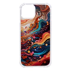 Pattern Abstract iPhone 14 TPU UV Print Case