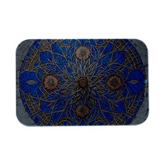 Flower Mandala Pattern Open Lid Metal Box (silver)   by Pakjumat