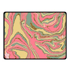 Pattern Glitter Pastel Layer Two Sides Fleece Blanket (small) by Pakjumat