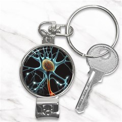 Organism Neon Science Nail Clippers Key Chain by Pakjumat