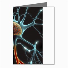 Organism Neon Science Greeting Card by Pakjumat