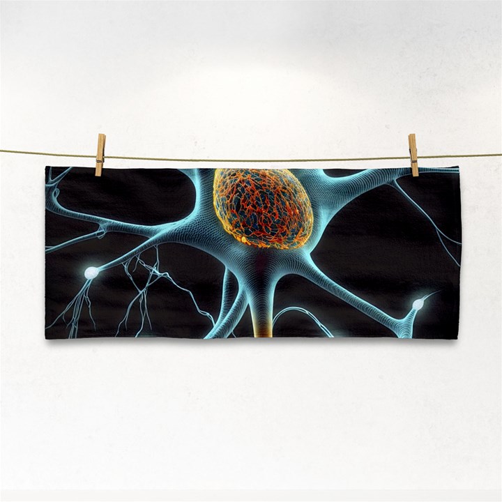 Organism Neon Science Hand Towel