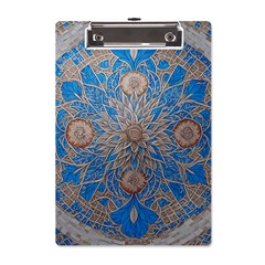 Flower Mandala Pattern A5 Acrylic Clipboard by Pakjumat