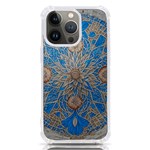 Flower Mandala Pattern iPhone 13 Pro TPU UV Print Case Front