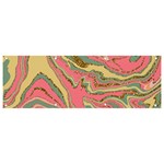 Pattern Glitter Pastel Layer Banner and Sign 9  x 3  Front