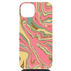 Pattern Glitter Pastel Layer Iphone 14 Plus Black Uv Print Case by Pakjumat