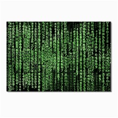 Matrix Technology Tech Data Digital Network Postcards 5  X 7  (pkg Of 10)