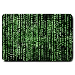 Matrix Technology Tech Data Digital Network Large Doormat by Pakjumat