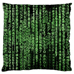 Matrix Technology Tech Data Digital Network Large Cushion Case (one Side) by Pakjumat