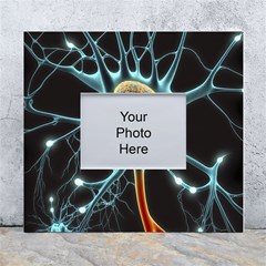 Organism Neon Science White Wall Photo Frame 5  X 7  by Pakjumat