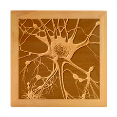 Organism Neon Science Wood Photo Frame Cube by Pakjumat