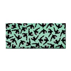 Orca Killer Whale Fish Hand Towel by Pakjumat