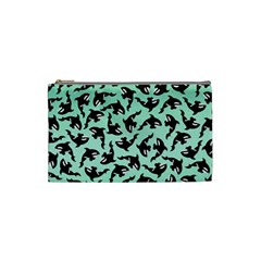 Orca Killer Whale Fish Cosmetic Bag (small) by Pakjumat