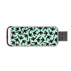 Orca Killer Whale Fish Portable Usb Flash (two Sides) by Pakjumat