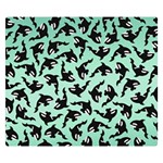 Orca Killer Whale Fish Two Sides Premium Plush Fleece Blanket (Small) 50 x40  Blanket Front