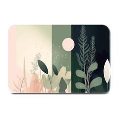 Spring Floral Plants Foliage Minimal Minimalist Plate Mats by Pakjumat