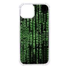 Matrix Technology Tech Data Digital Network Iphone 14 Tpu Uv Print Case by Pakjumat