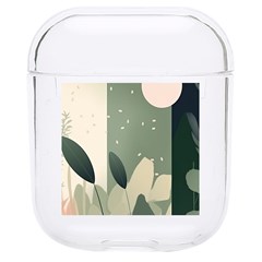 Spring Floral Plants Foliage Minimal Minimalist Hard Pc Airpods 1/2 Case by Pakjumat