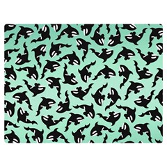 Orca Killer Whale Fish Premium Plush Fleece Blanket (extra Small) by Pakjumat