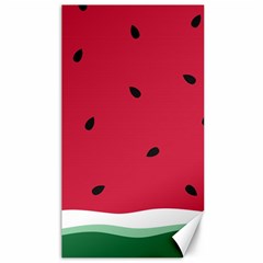 Minimalist Summer Watermelon Wallpaper Canvas 40  X 72  by Pakjumat