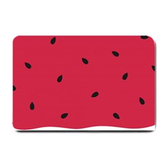 Minimalist Summer Watermelon Wallpaper Small Doormat by Pakjumat