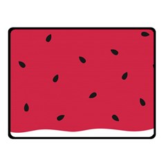 Minimalist Summer Watermelon Wallpaper Two Sides Fleece Blanket (small) by Pakjumat