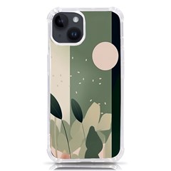 Spring Floral Plants Foliage Minimal Minimalist Iphone 14 Tpu Uv Print Case by Pakjumat