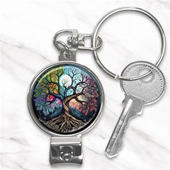 Tree Colourful Nail Clippers Key Chain by Pakjumat