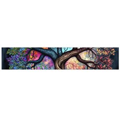 Tree Colourful Large Premium Plush Fleece Scarf 