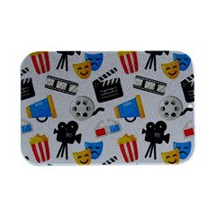 Cinema Icons Pattern Seamless Signs Symbols Collection Icon Open Lid Metal Box (silver)   by Pakjumat