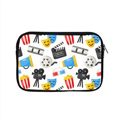 Cinema Icons Pattern Seamless Signs Symbols Collection Icon Apple Macbook Pro 15  Zipper Case by Pakjumat