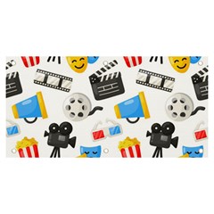 Cinema Icons Pattern Seamless Signs Symbols Collection Icon Banner And Sign 6  X 3  by Pakjumat