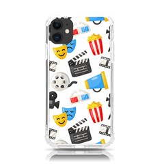 Cinema Icons Pattern Seamless Signs Symbols Collection Icon Iphone 11 Tpu Uv Print Case by Pakjumat