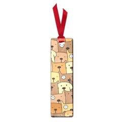 Cute Dog Seamless Pattern Background Small Book Marks by Pakjumat