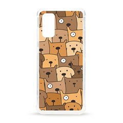 Cute Dog Seamless Pattern Background Samsung Galaxy S20 6 2 Inch Tpu Uv Case by Pakjumat