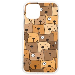 Cute Dog Seamless Pattern Background Iphone 12 Pro Max Tpu Uv Print Case by Pakjumat