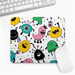 Funny Monster Pattern Large Mousepad by Pakjumat