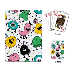 Funny Monster Pattern Playing Cards Single Design (rectangle)