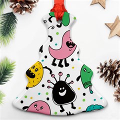 Funny Monster Pattern Ornament (christmas Tree) 