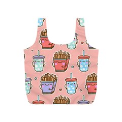 Cute Kawaii Food Seamless Pattern Full Print Recycle Bag (s) by Pakjumat