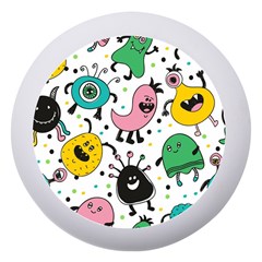 Funny Monster Pattern Dento Box With Mirror