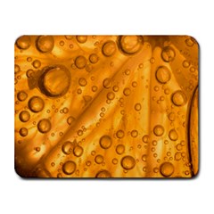 Lime Water Bubbles Macro Light Detail Background Small Mousepad by Pakjumat