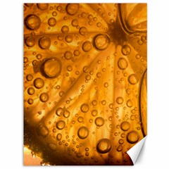 Lime Water Bubbles Macro Light Detail Background Canvas 36  X 48  by Pakjumat