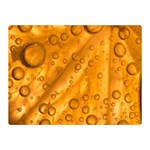 Lime Water Bubbles Macro Light Detail Background Two Sides Premium Plush Fleece Blanket (Mini) 35 x27  Blanket Front