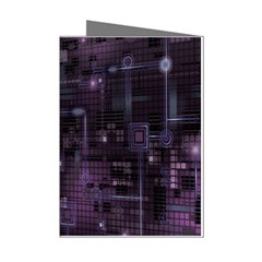 Geometric Art Digital Art Background Mini Greeting Cards (pkg Of 8)