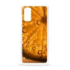 Lime Water Bubbles Macro Light Detail Background Samsung Galaxy S20 6 2 Inch Tpu Uv Case by Pakjumat