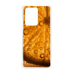 Lime Water Bubbles Macro Light Detail Background Samsung Galaxy S20 Ultra 6 9 Inch Tpu Uv Case by Pakjumat