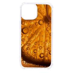 Lime Water Bubbles Macro Light Detail Background Iphone 13 Mini Tpu Uv Print Case by Pakjumat