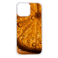 Lime Water Bubbles Macro Light Detail Background Iphone 13 Pro Max Tpu Uv Print Case by Pakjumat