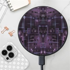 Geometric Art Digital Art Background Wireless Fast Charger(black) by Pakjumat